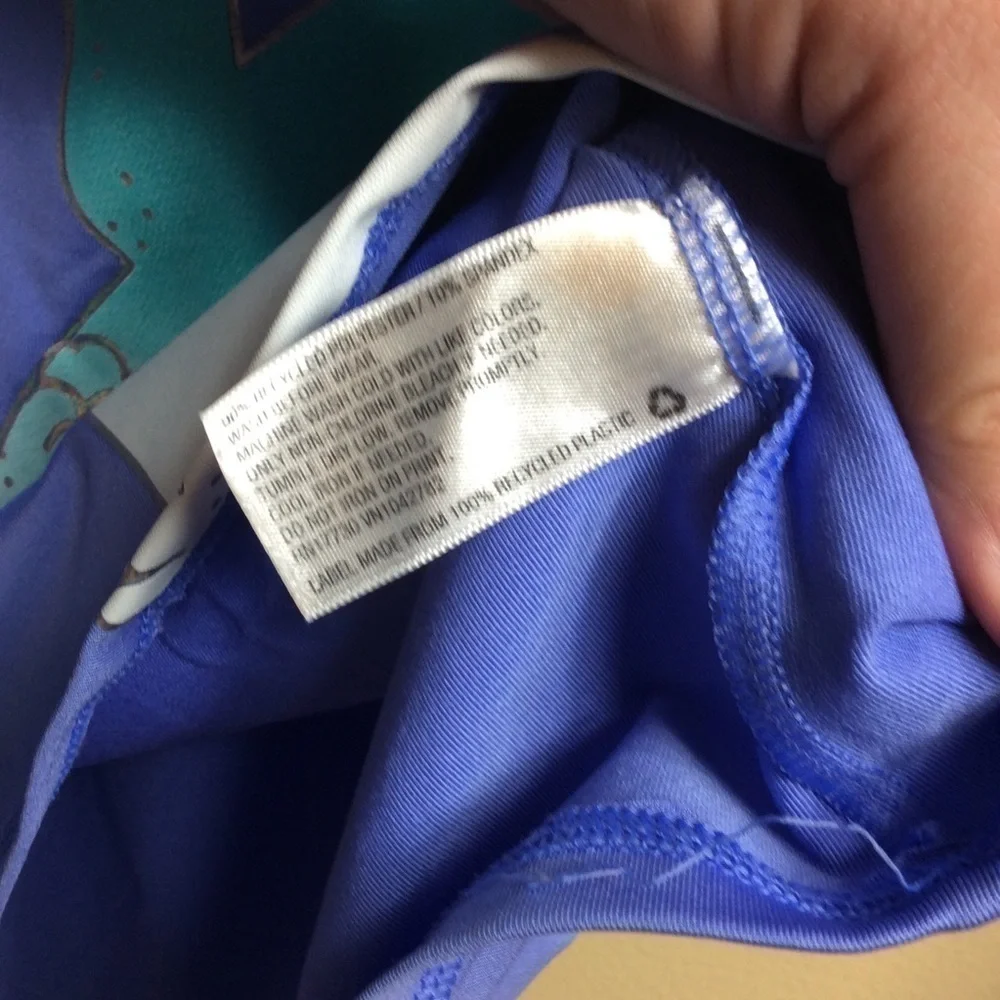 🎈3/$20!  Cat & jack blue mermaid rash guard. Medium. 7–8.